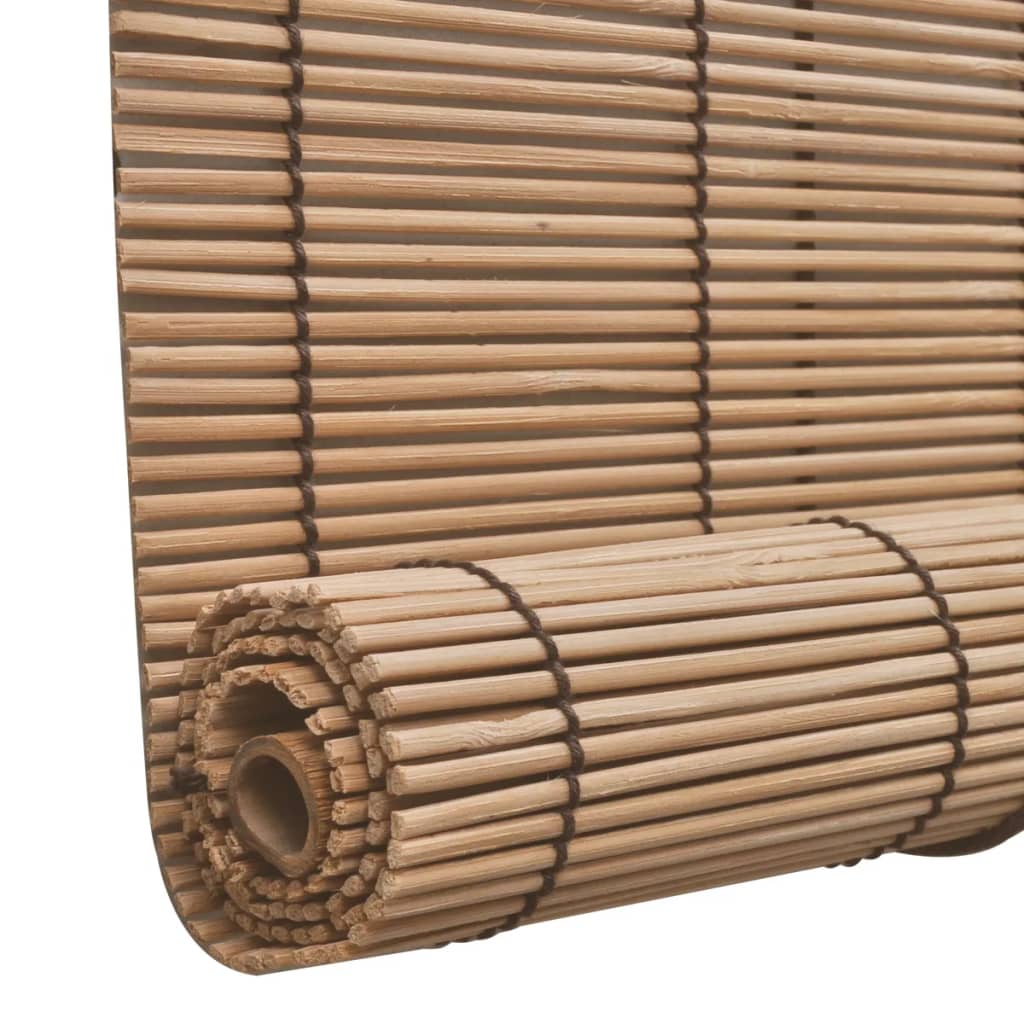 Zatemňovací Rolety Z Bambusu 2 Ks 100 X 160 Cm Hnědé