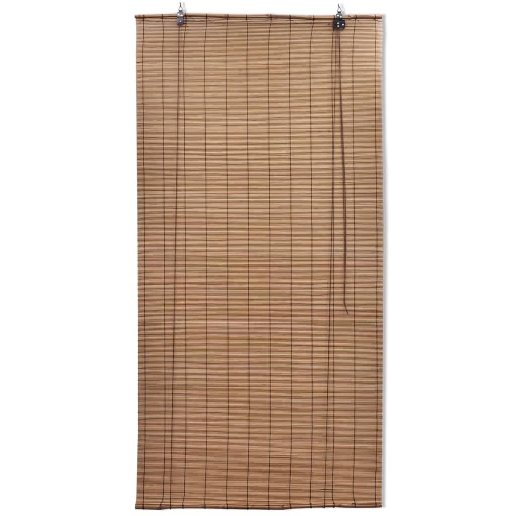 Zatemňovací Rolety Z Bambusu 2 Ks Hnědé 120 X 220 Cm