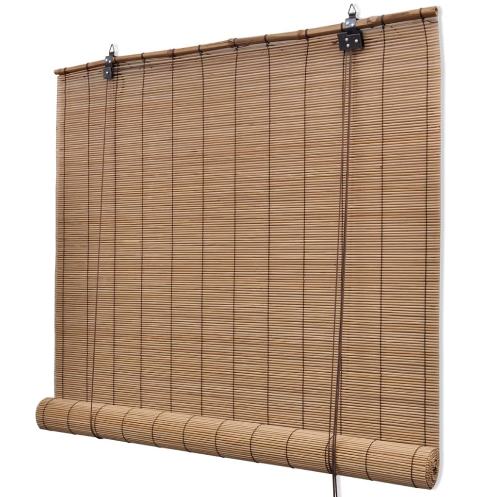 Zatemňovací Rolety Z Bambusu 2 Ks Hnědé 120 X 220 Cm
