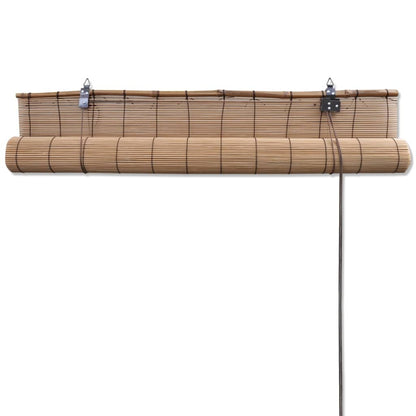 Zatemňovací Rolety Z Bambusu 2 Ks Hnědé 120 X 220 Cm