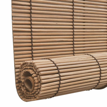 Zatemňovací Rolety Z Bambusu 2 Ks Hnědé 120 X 220 Cm