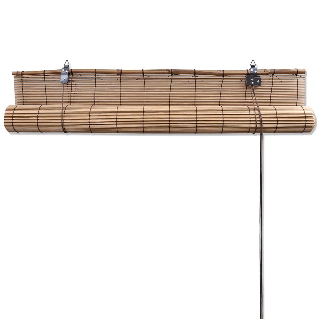 Zatemňovací Rolety Z Bambusu 2 Ks 150 X 220 Cm Hnědé