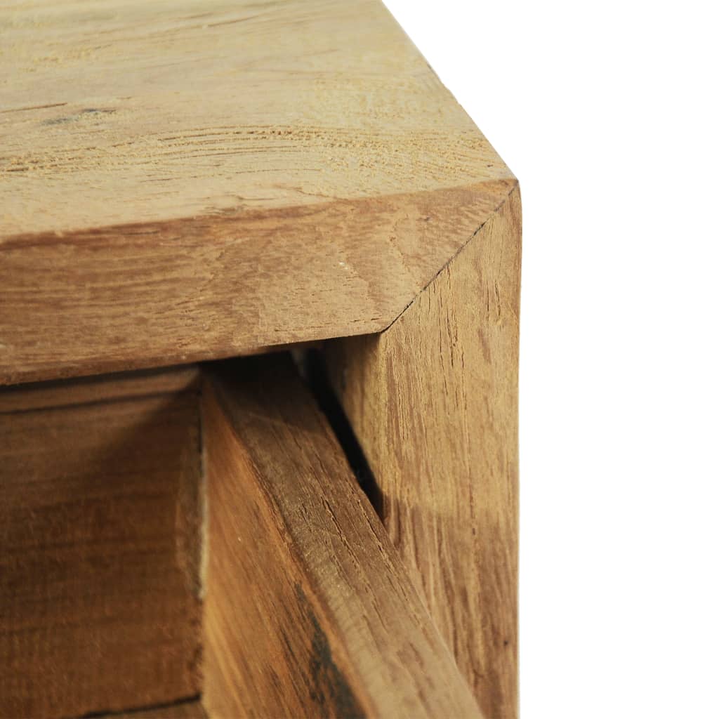 Noční Stolky 2 Ks 40 X 30 X 50 Cm Masivní Teak