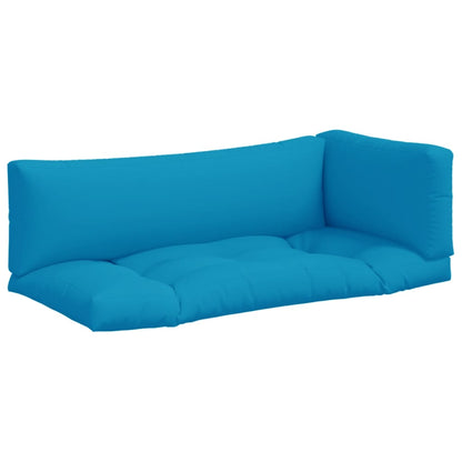 Podušky Na Palety 3 Ks Modré Textil