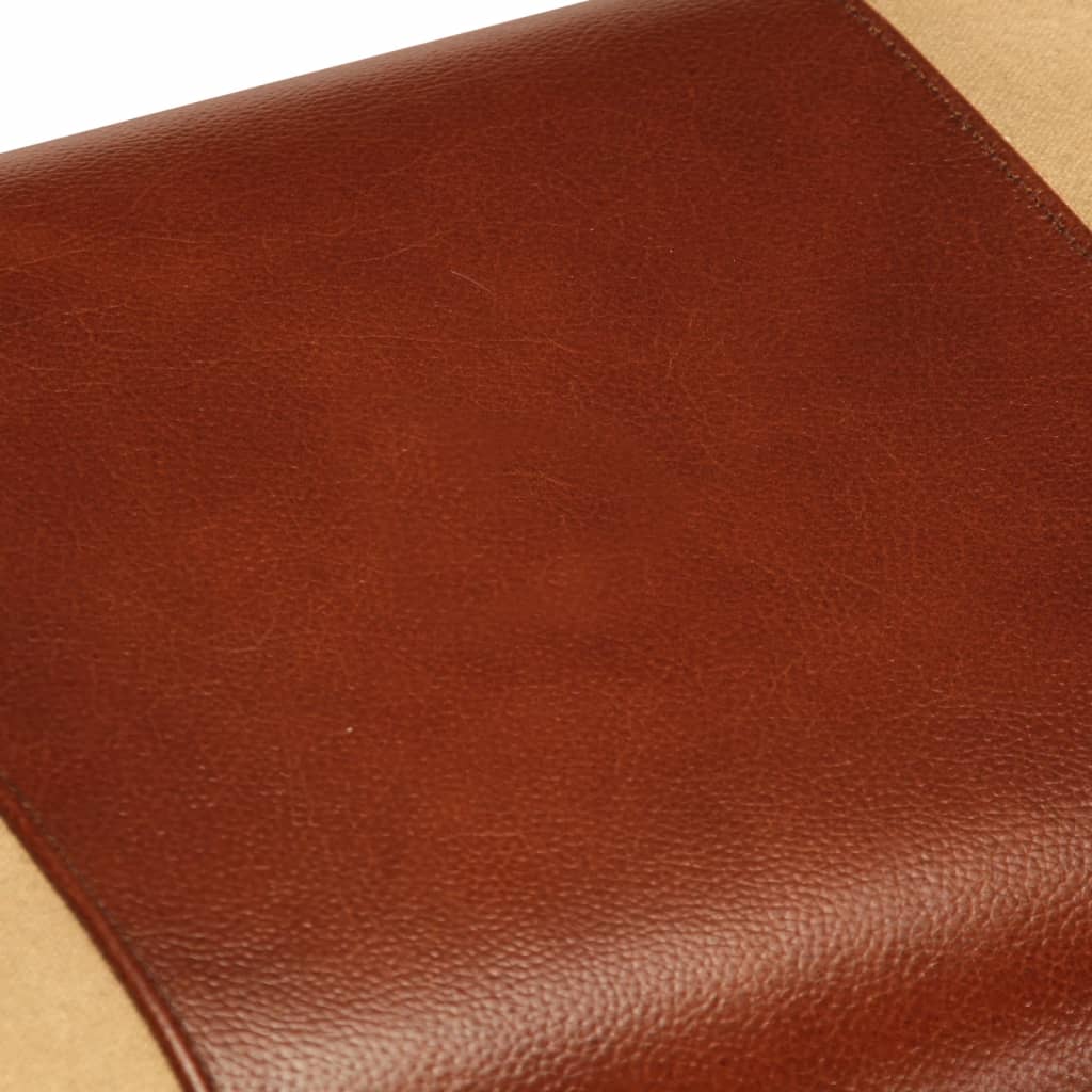 Lavice Gymnastický Kůň 58 Cm Hnědá Pravá Kůže A Mangovník