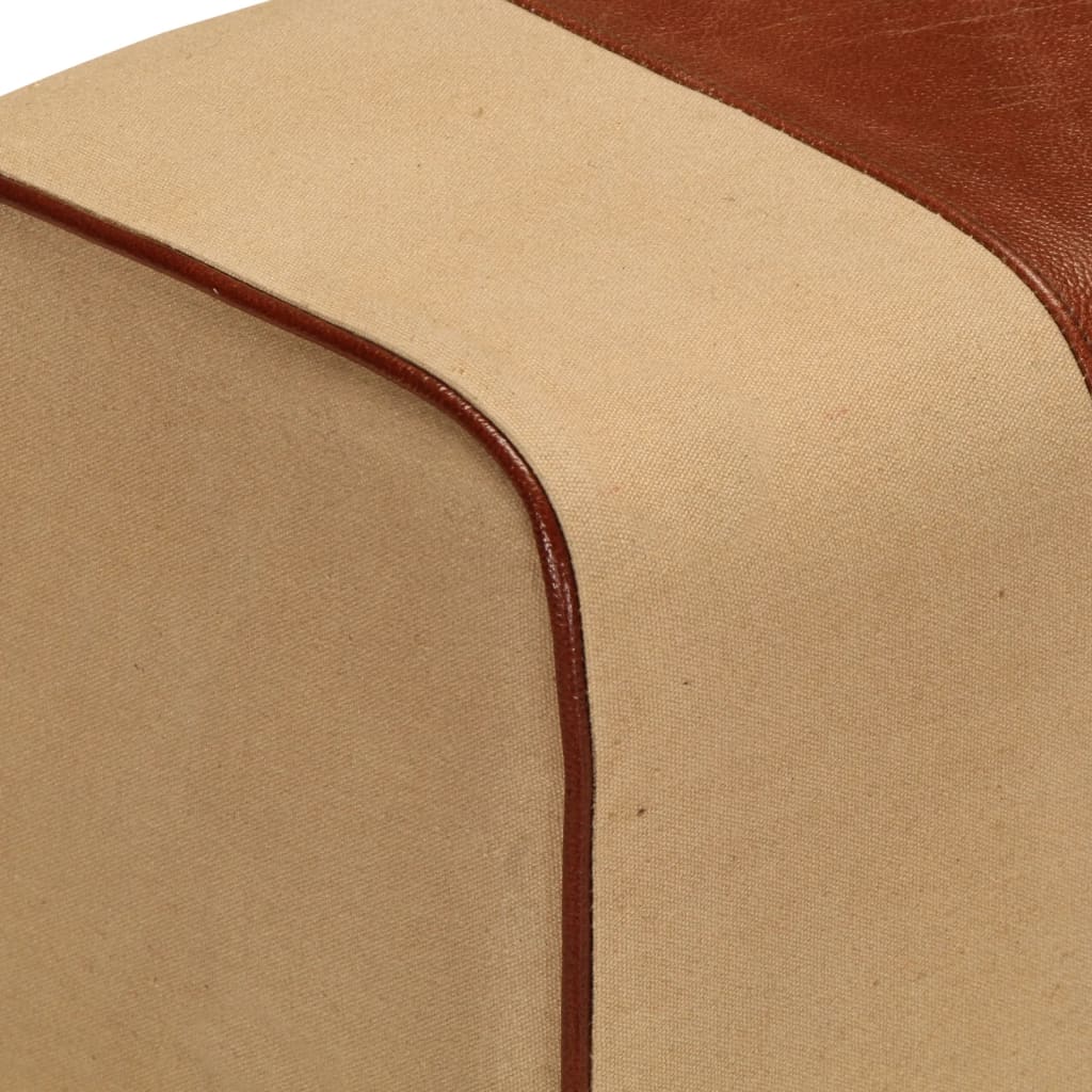 Lavice Gymnastický Kůň 38 Cm Hnědá Pravá Kůže A Mangovník