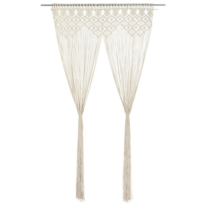 Macramé Závěs 140 X 240 Cm Bavlna