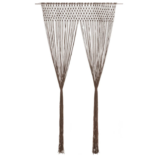 Macramé Závěs 140 X 240 Cm Bavlna