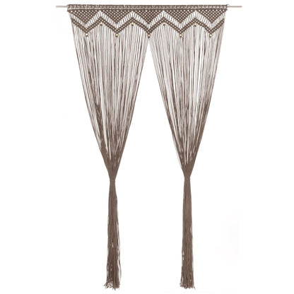 Macrame Závěs 140 X 240 Cm Bavlna