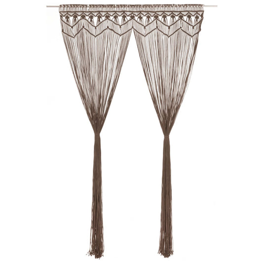 Macramé Závěs 140 X 240 Cm Bavlna