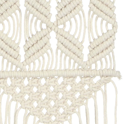 Nástěnný Závěs Macramé 40 X 80 Cm Bavlna