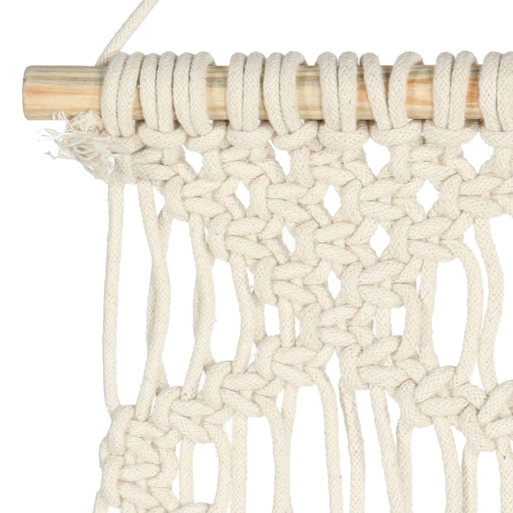Nástěnný Závěs Macramé 40 X 80 Cm Bavlna