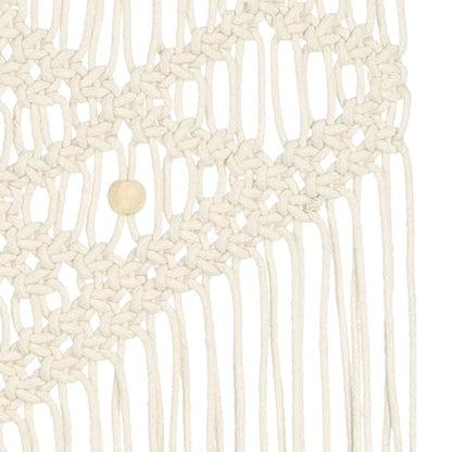 Nástěnný Závěs Macramé 40 X 80 Cm Bavlna