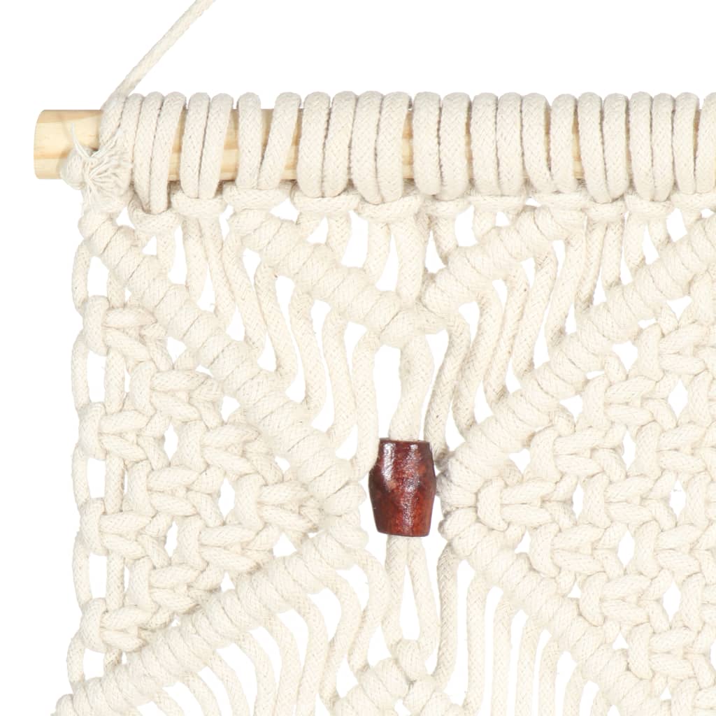Nástěnný Závěs Macramé 40 X 80 Cm Bavlna