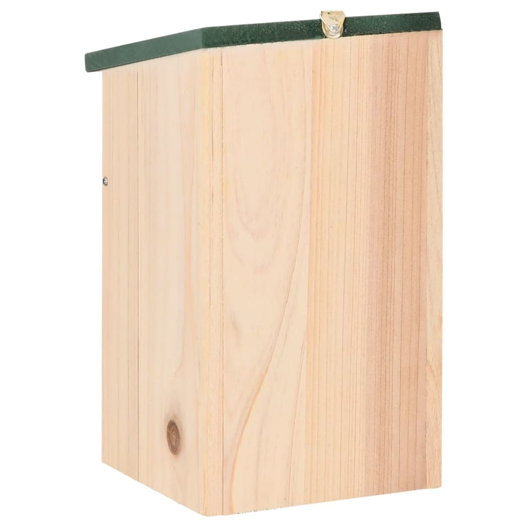 Ptačí Budky 10 Ks Masivní Jedlové Dřevo 12 X 12 X 22 Cm