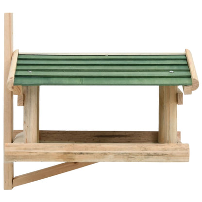 Krmítko Pro Ptáky Masivní Dřevo 35 X 29,5 X 21 Cm