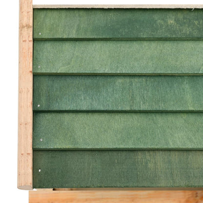 Krmítko Pro Ptáky Masivní Dřevo 35 X 29,5 X 21 Cm