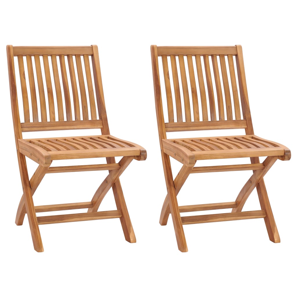 Skládací Zahradní Židle 6 Ks Masivní Teak