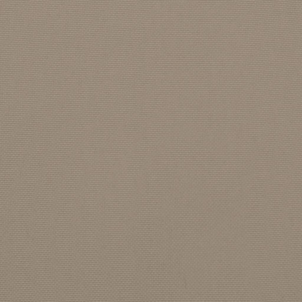 Podušky Na Židli 6 Ks Taupe 40 X 40 X 7 Cm Látka Oxford