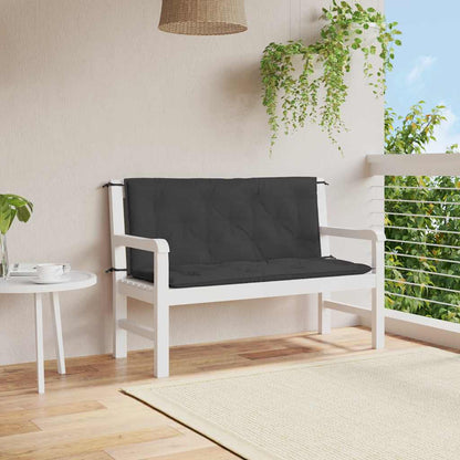 Podušky Na Zahradní Lavici 2 Ks Vzor Listů 150X50X7 Cm Textil