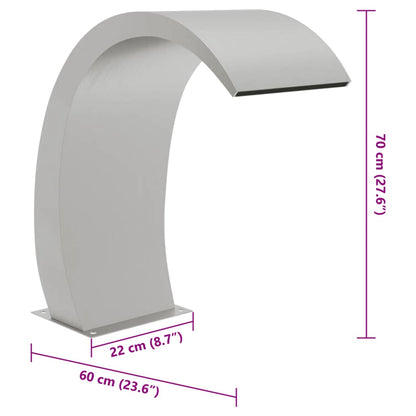 Bazénová Fontána S Led Nerezová Ocel 304
