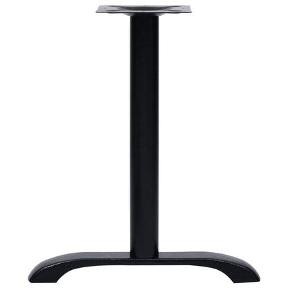 Nohy Pro Bistro Stoly 2 Ks Černé 61X8X72 Cm Litina