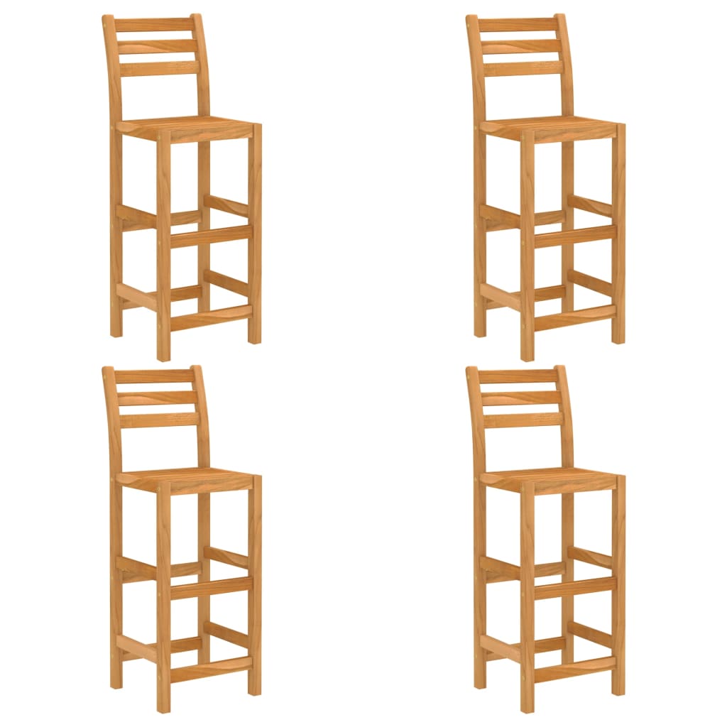 5Dílný Zahradní Barový Set Masivní Akáciové Dřevo