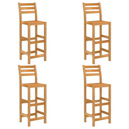5Dílný Zahradní Barový Set Masivní Akáciové Dřevo