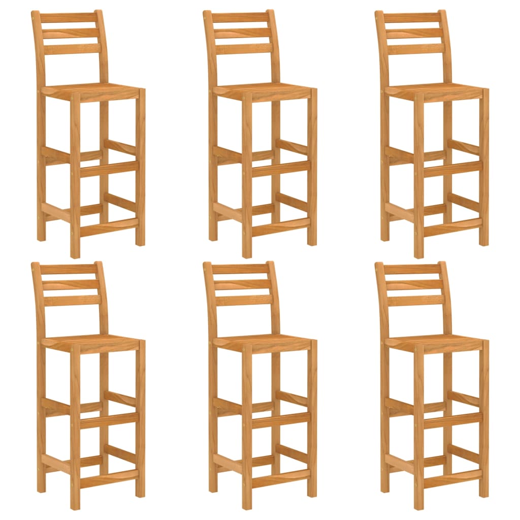 7Dílný Zahradní Barový Set Masivní Akáciové Dřevo