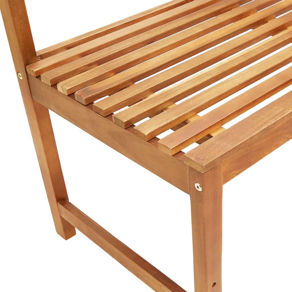 4Dílný Bistro Set Masivní Akáciové Dřevo