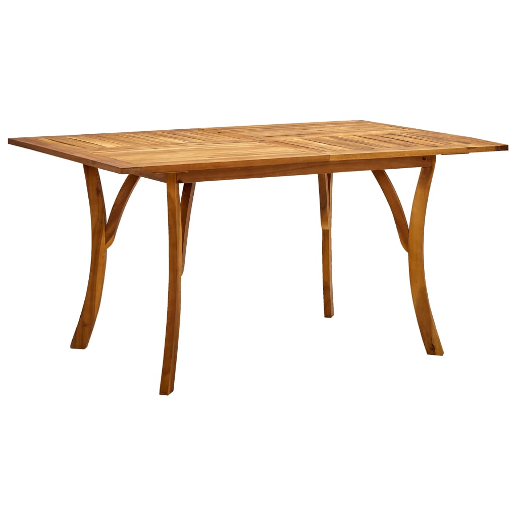 7Dílná Zahradní Jídelní Sada 150 X 90 Cm Masivní Akáciové Dřevo