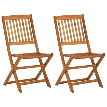 3Dílný Skládací Zahradní Jídelní Set Masivní Akáciové Dřevo 70 Cm