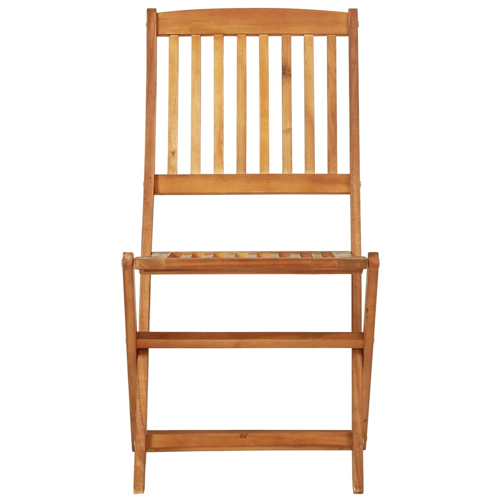3Dílný Skládací Zahradní Jídelní Set Masivní Akáciové Dřevo 70 Cm