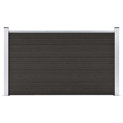 Plotový Dílec Wpc 175 X 105 Cm Černý