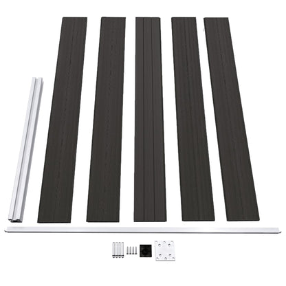 Plotový Dílec Wpc 175 X 105 Cm Černý