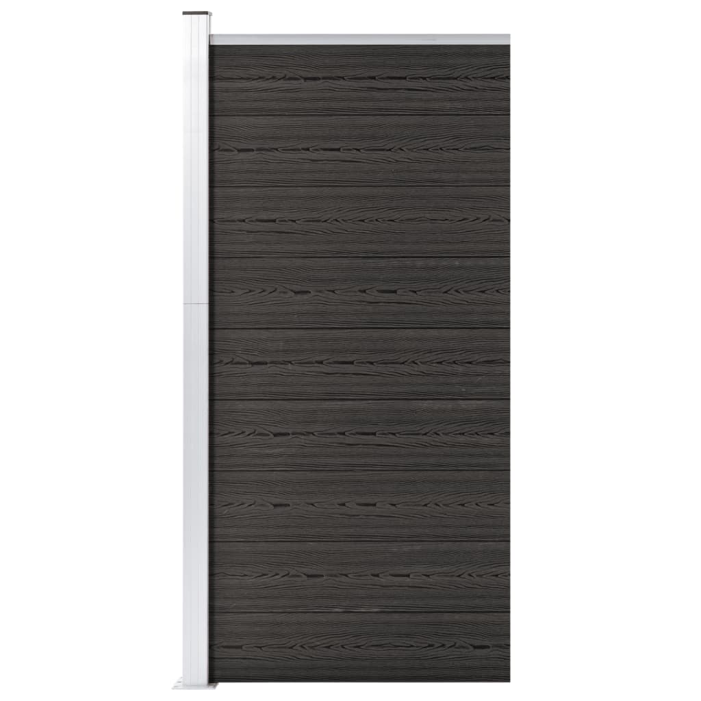 Plotový Dílec Wpc 95 X 186 Cm Hnědý