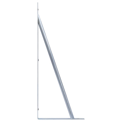 Podpěry Pro Plotové Sloupky 2 Ks Pozinkovaná Ocel