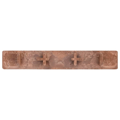 Koncové Krytky 10 Ks Hnědé Plast