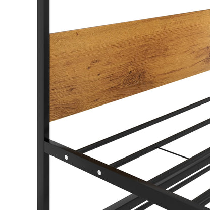Rám Vysouvací Postele Černý Kov 90 X 200 Cm
