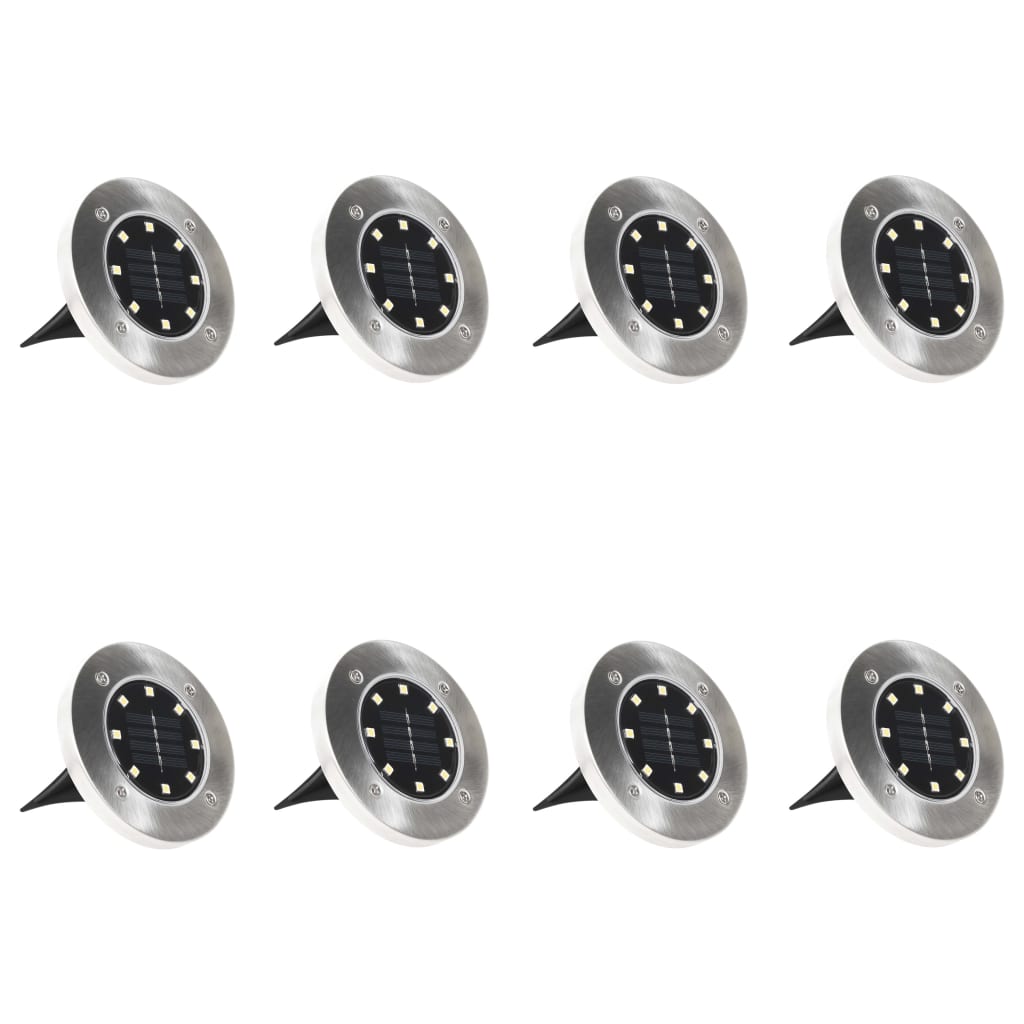 Solární Světlo K Zapíchnutí Do Země 8 Ks Led Barva