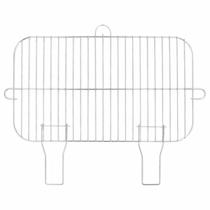 Gril Na Dřevěné Uhlí S Kolečky Černý Ocel