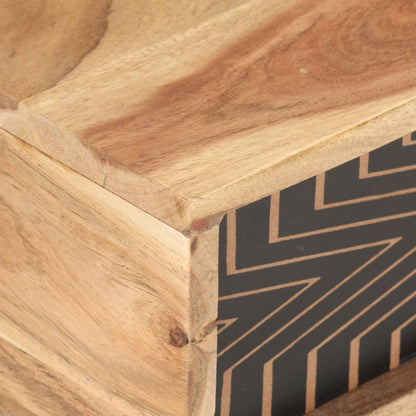 Konferenční Stolek 100 X 50 X 39 Cm Masivní Akáciové Dřevo