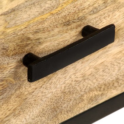 Příborník 110 X 33 X 64 Cm Masivní Mangovníkové Dřevo