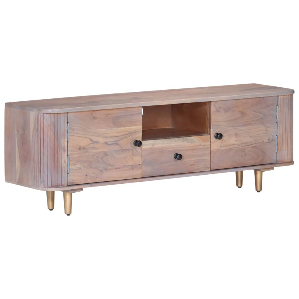 Tv Stolek 118 X 30 X 40 Cm Masivní Akáciové Dřevo