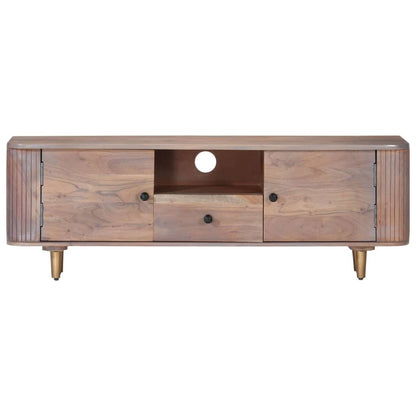 Tv Stolek 118 X 30 X 40 Cm Masivní Akáciové Dřevo