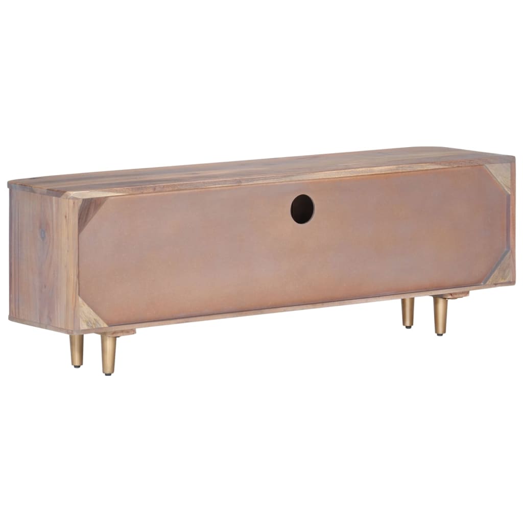 Tv Stolek 118 X 30 X 40 Cm Masivní Akáciové Dřevo