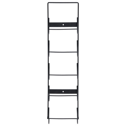 Nástěnný Držák Na Víno Na 5 Lahví Černý Železo