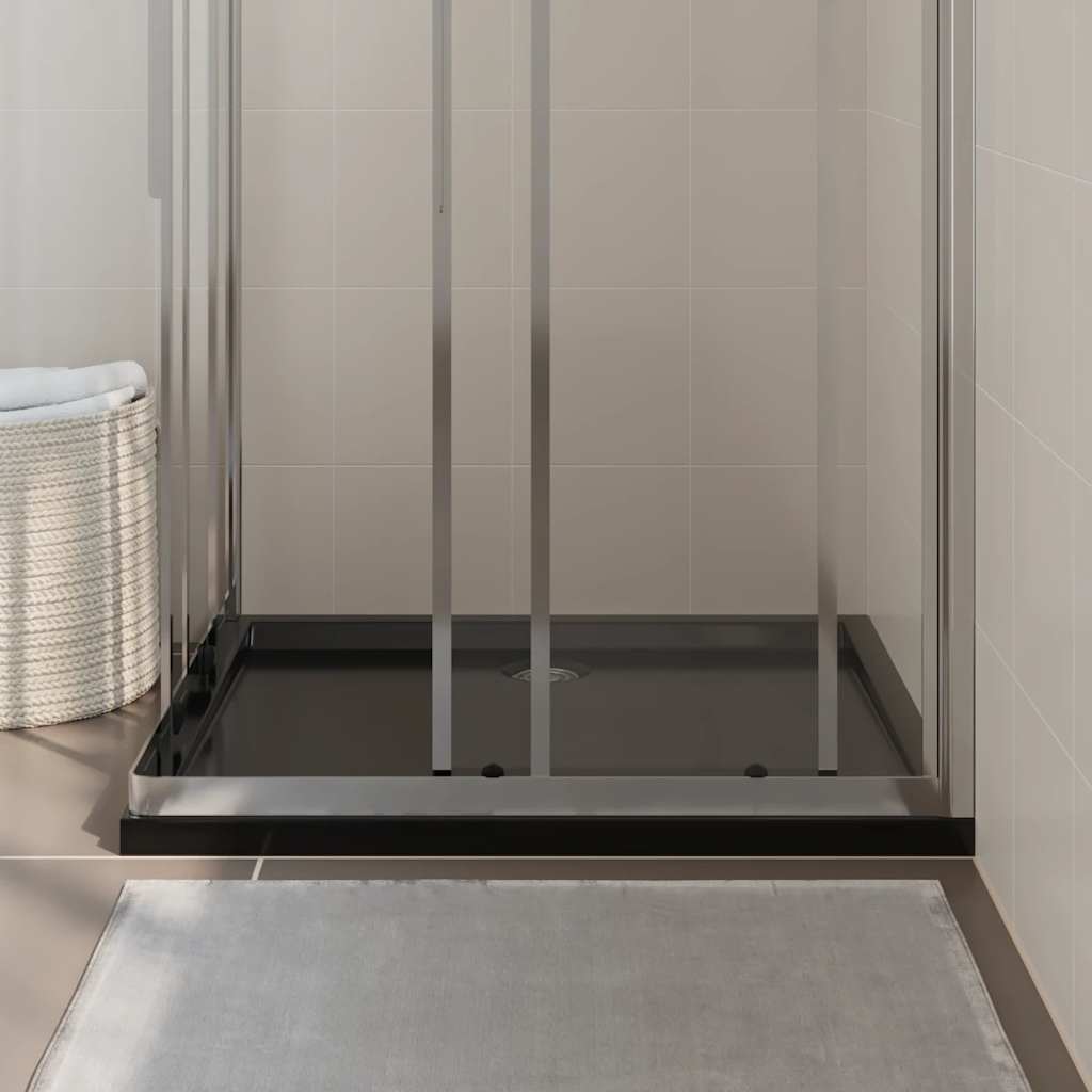 Obdélníková Sprchová Vanička Abs Černá