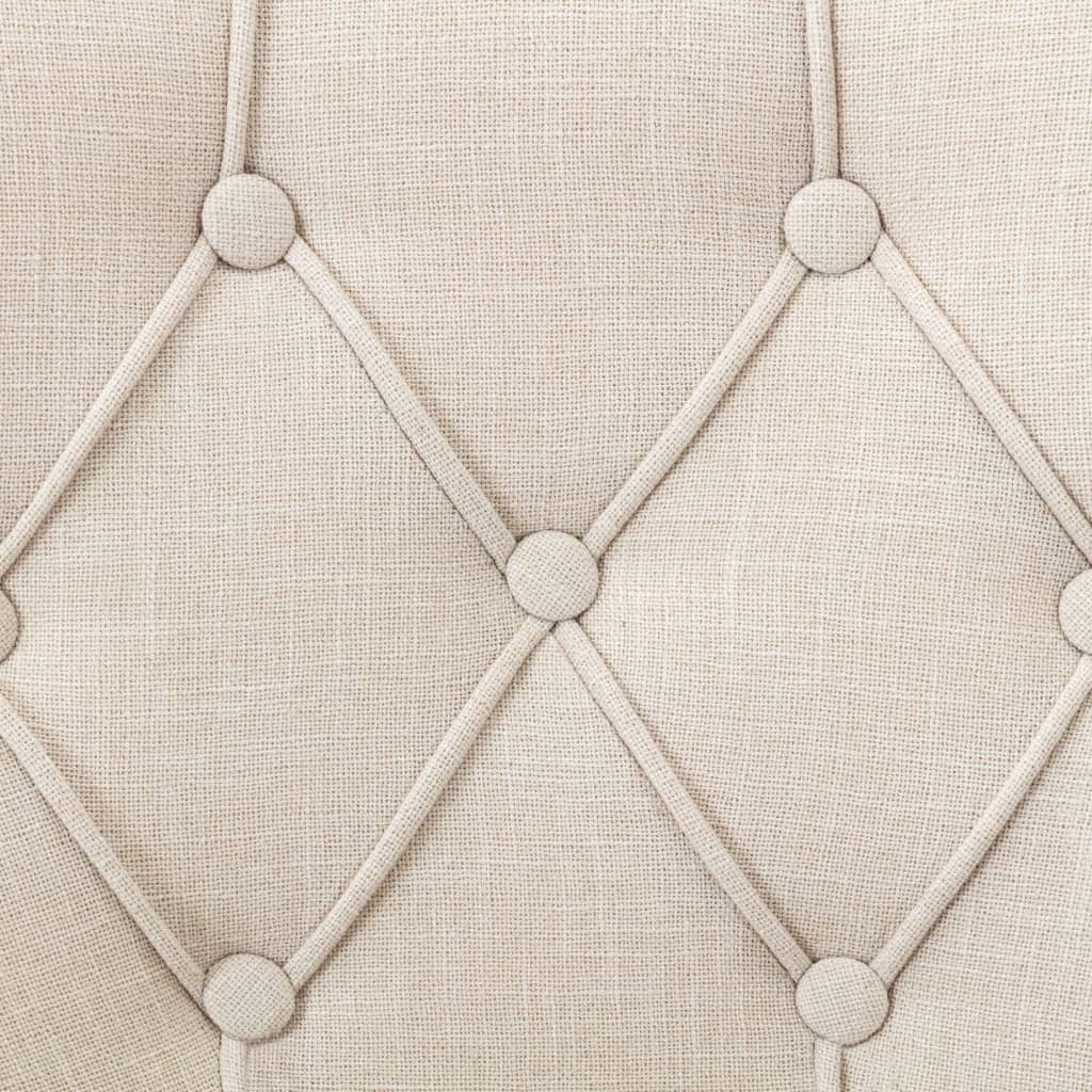 Jídelní Židle 4 Ks Béžové Textil