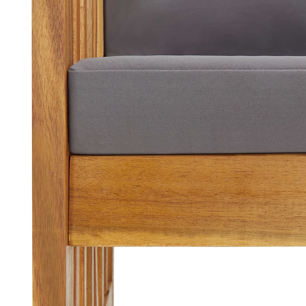 4Dílná Zahradní Sedací Souprava S Poduškami Masivní Akácie